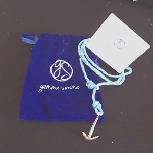 New!! Gemma Simone Anchor Ankle Bracelet